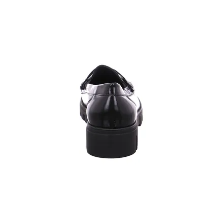 WALDLÄUFER mit Wechselfussbett Comfort-Slipper Schwarz Leder 