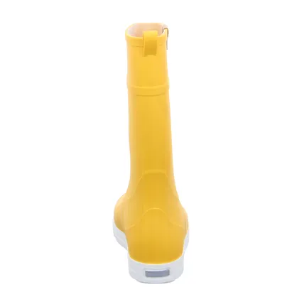 SCHUHDEPOT Damen-Gummistiefel Gelb Synthetik SCHUHDEPOT Damen-Gummistiefel Gelb Synthetik