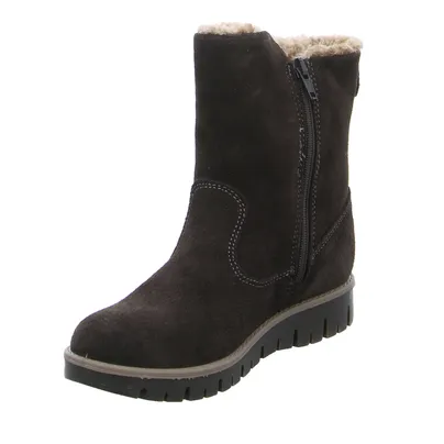 IMAC Stiefelette Mädchen-Winter-Bottine Braun Leder IMAC Stiefelette Mädchen-Winter-Bottine Braun Leder