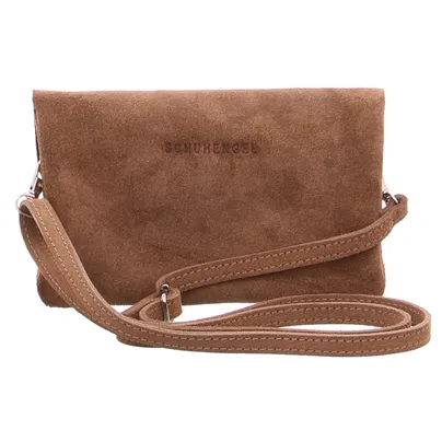 SCHUHENGEL Umhängetasche Taupe Leder 