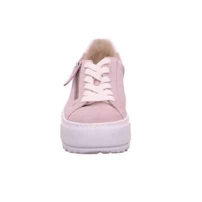 GABOR mit Wechselfussbett Sneaker Rosa Leder 