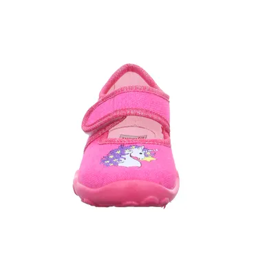 SUPERFIT Mädchen Kinder-Hausschuh Pink Textil SUPERFIT Mädchen Kinder-Hausschuh Pink Textil