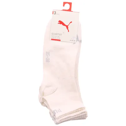 PUMA SOCKEN 3-ER Pack, dünn, Knöchelhoch Freizeitsocken Offwhite Textil PUMA SOCKEN 3-ER Pack, dünn, Knöchelhoch Freizeitsocken Offwhite Textil
