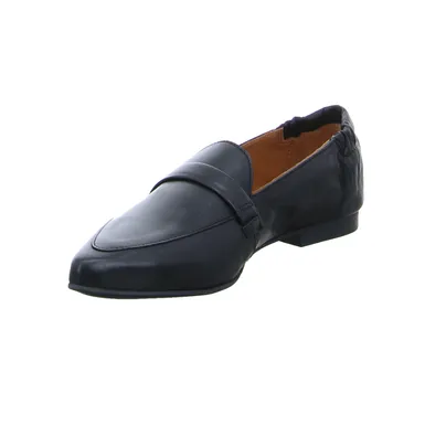 SCHUHENGEL Slipper Schwarz Leder 