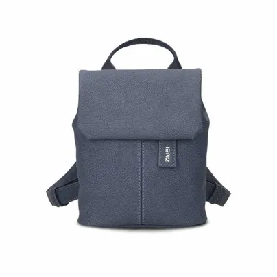 ZWEI Rucksack Blau Lederimitat 