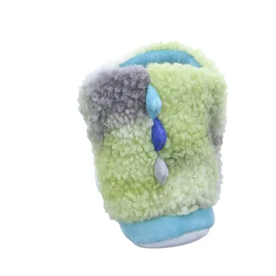 BECKER warmer Hausschuh Kinder-Winterhausschuh Petrol Textil 