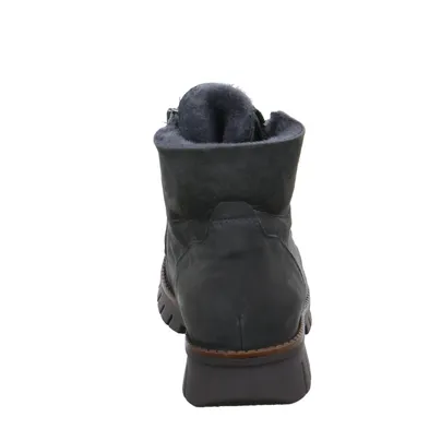 WALDLÄUFER mit Wechselfussbett Comfort-Boot Grau Leder 