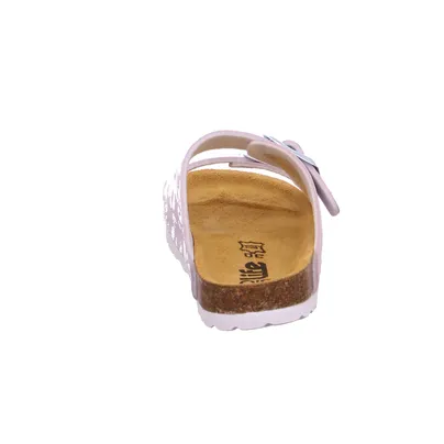 BIOLife Mädchen Kinder-Pantolette Flieder Lederimitat BIOLife Mädchen Kinder-Pantolette Flieder Lederimitat