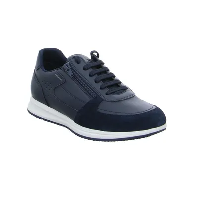 GEOX Halbschuhe Sneaker Blau Leder 