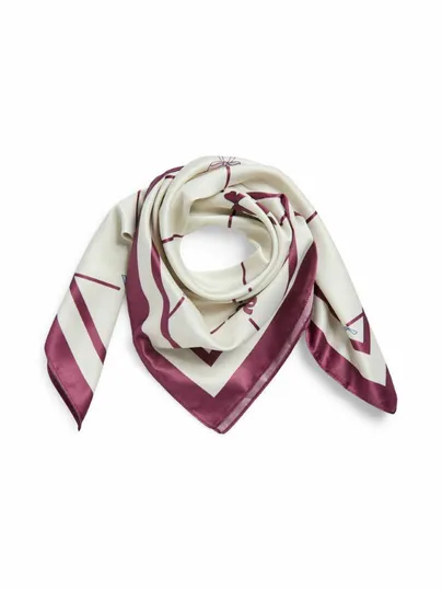 PIECES Tuch Quadrat, Schlaufen Schal Offwhite Textil PIECES Tuch Quadrat, Schlaufen Schal Offwhite Textil