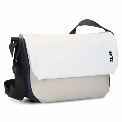 ZWEI Handtasche mit Überschlag Schwarz Lederimitat ZWEI Handtasche mit Überschlag Schwarz Lederimitat