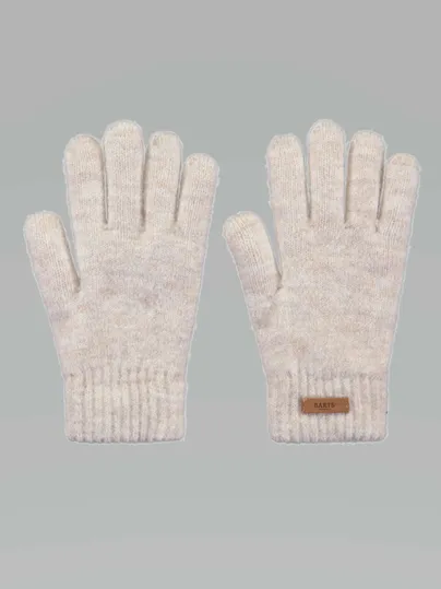 BARTS Finger Strickhandschuh Offwhite Textil BARTS Finger Strickhandschuh Offwhite Textil
