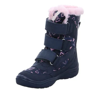 SUPERFIT Winterstiefel Mädchen-Snowboot Membrane Blau Textil SUPERFIT Winterstiefel Mädchen-Snowboot Membrane Blau Textil