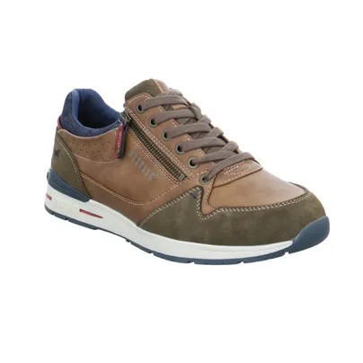 MUSTANG Halbschuhe Sneaker Braun Lederimitat MUSTANG Halbschuhe Sneaker Braun Lederimitat
