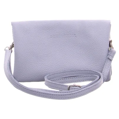 SCHUHENGEL Umhängetasche Hellblau Leder SCHUHENGEL Umhängetasche Hellblau Leder