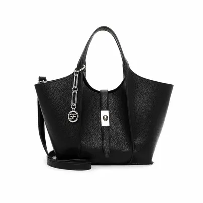 SURI FREY Shopper Schwarz Lederimitat 