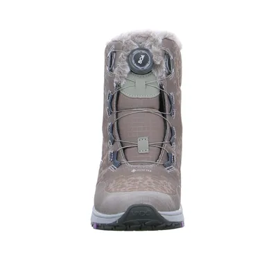 VADO Winter-Snowboot Mädchen-Snowboot Membrane Taupe Textil VADO Winter-Snowboot Mädchen-Snowboot Membrane Taupe Textil