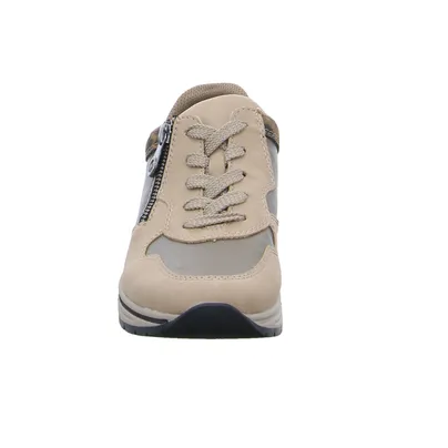RIEKER Comfort-Schnürer Camel Lederimitat RIEKER Comfort-Schnürer Camel Lederimitat