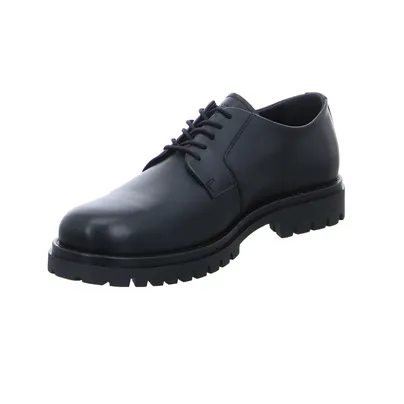 FERNANDO STRAPPA Halbschuh Schwarz Leder FERNANDO STRAPPA Halbschuh Schwarz Leder