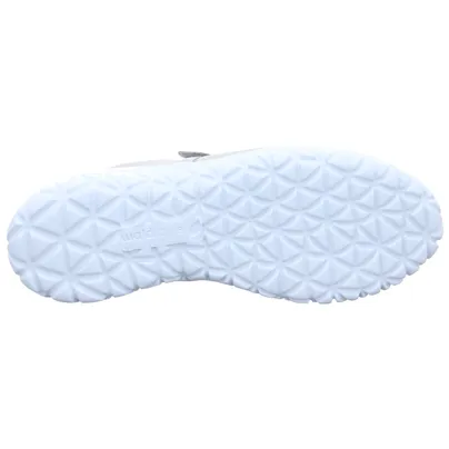 WALDLÄUFER mit Wechselfussbett Comfort-Ballerina Hellgrau Leder WALDLÄUFER mit Wechselfussbett Comfort-Ballerina Hellgrau Leder