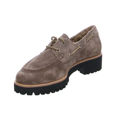 PAUL GREEN Stiefelette Taupe Leder 