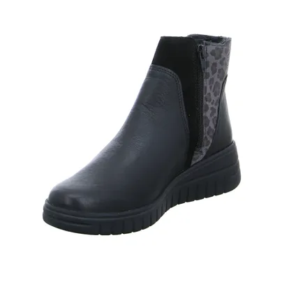 VAN DER LAAN mit 2RV Comfort-Stiefelette Schwarz Leder VAN DER LAAN mit 2RV Comfort-Stiefelette Schwarz Leder