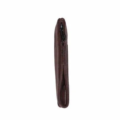 PETER KAISER Clutch / Abendtasche Braun Leder PETER KAISER Clutch / Abendtasche Braun Leder