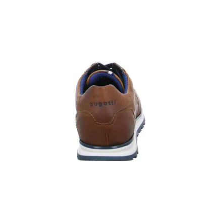BUGATTI SHOES Halbschuhe Sneaker Cognac Leder BUGATTI SHOES Halbschuhe Sneaker Cognac Leder