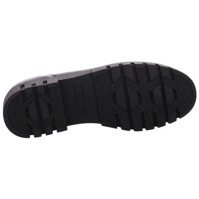 WALDLÄUFER mit Wechselfussbett Comfort-Slipper Schwarz Leder 