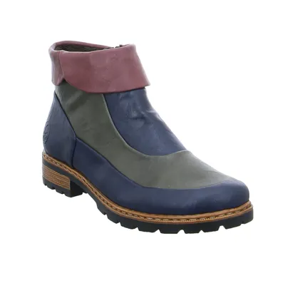 RIEKER Stiefel Blau Lederimitat RIEKER Stiefel Blau Lederimitat