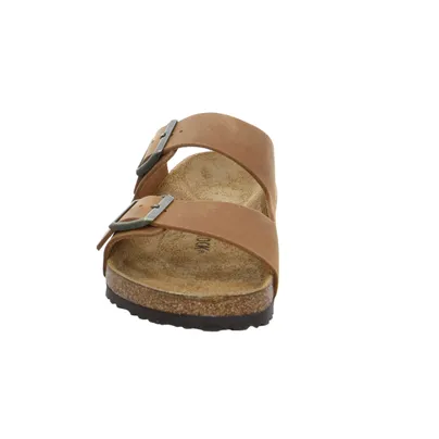 BIRKENSTOCK Normale Breite Bio-Mûles Cognac Leder BIRKENSTOCK Normale Breite Bio-Mûles Cognac Leder