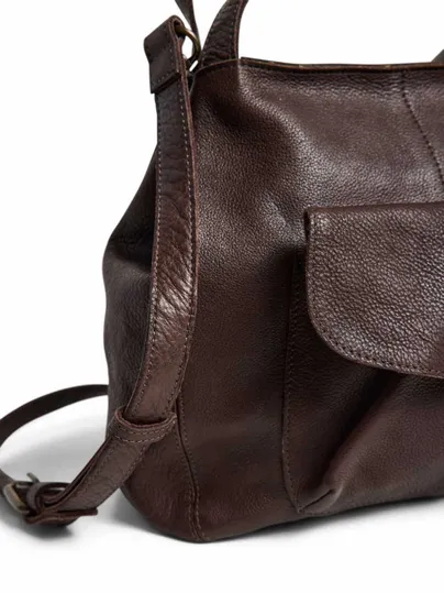 PIECES Shopper Braun Leder PIECES Shopper Braun Leder