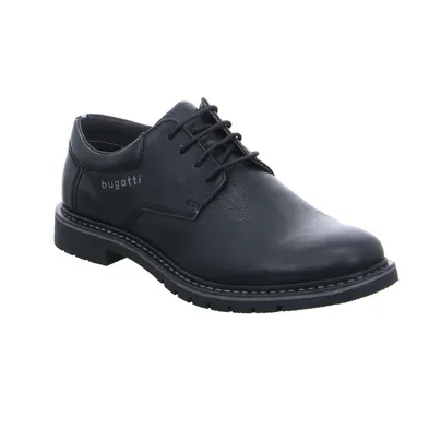 BUGATTI SHOES Halbschuh-City Schwarz Lederimitat 