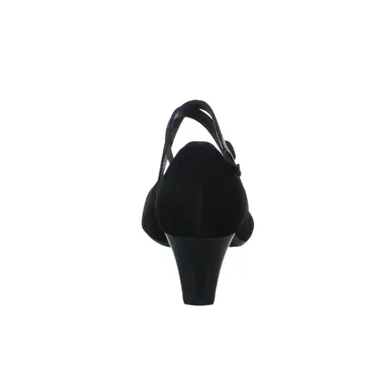 GABOR Pumps Schwarz Leder 