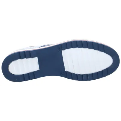 EXTON Halbschuhe Sneaker Blau Leder EXTON Halbschuhe Sneaker Blau Leder