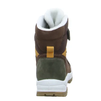 PRIMIGI Winter Boot Jungen-Winter-Bottine Braun Leder PRIMIGI Winter Boot Jungen-Winter-Bottine Braun Leder