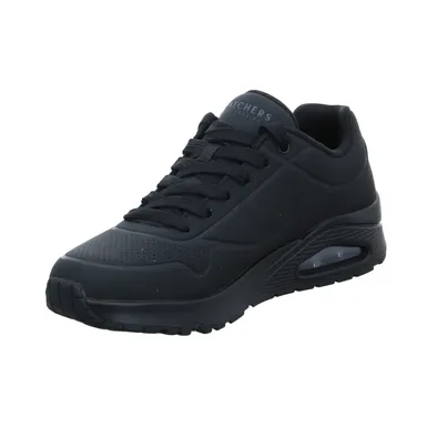 SKECHERS Halbschuhe Sneaker Schwarz Lederimitat SKECHERS Halbschuhe Sneaker Schwarz Lederimitat