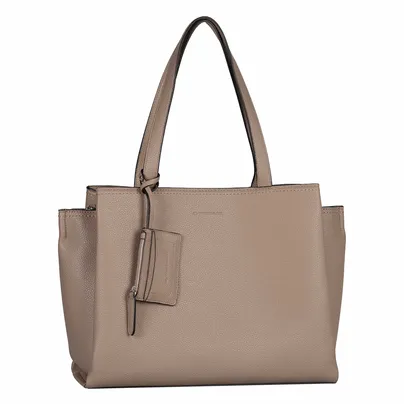 GABOR Shopper Taupe Lederimitat 