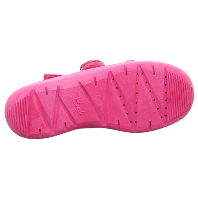 BECK Mädchenhausschuh Kinder-Hausschuh Pink Textil BECK Mädchenhausschuh Kinder-Hausschuh Pink Textil
