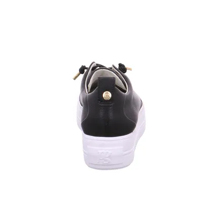 PAUL GREEN Sneaker Schwarz Leder 