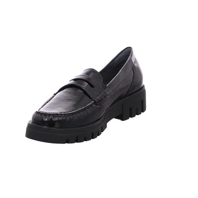 WALDLÄUFER mit Wechselfussbett Comfort-Slipper Schwarz Leder 