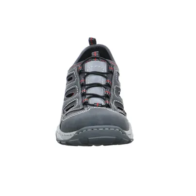 RIEKER Sandale Grau Lederimitat RIEKER Sandale Grau Lederimitat