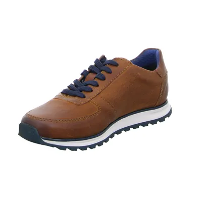 BUGATTI SHOES Halbschuhe Sneaker Cognac Leder BUGATTI SHOES Halbschuhe Sneaker Cognac Leder