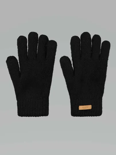 BARTS Finger Strickhandschuh Schwarz Textil BARTS Finger Strickhandschuh Schwarz Textil