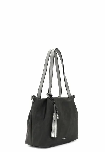 EMILY & NOAH mit Bag in Bag Shopper Grau Lederimitat EMILY & NOAH mit Bag in Bag Shopper Grau Lederimitat