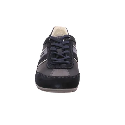 GEOX Halbschuhe Sneaker Blau Leder GEOX Halbschuhe Sneaker Blau Leder