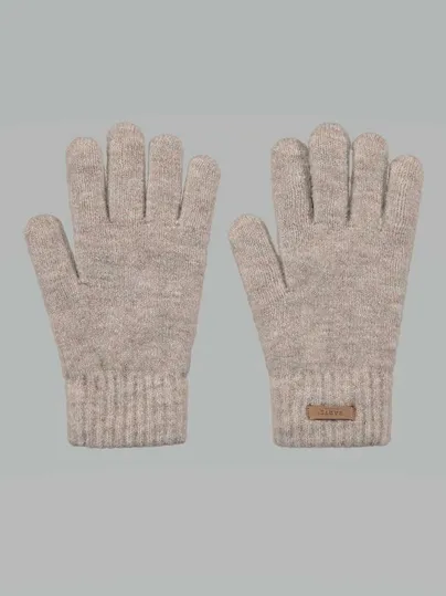 BARTS Finger Strickhandschuh Beige Textil BARTS Finger Strickhandschuh Beige Textil
