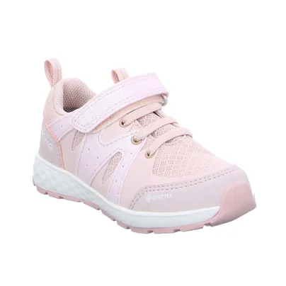VIKING Sneaker Kleinkinder-Halbschuh Klett Rosa Textil 