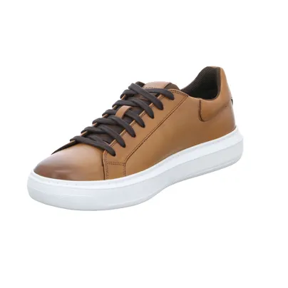 GEOX Halbschuhe Sneaker Cognac Leder GEOX Halbschuhe Sneaker Cognac Leder