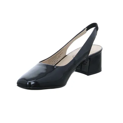 CAPRICE Comfort-Slingpumps Schwarz Leder 